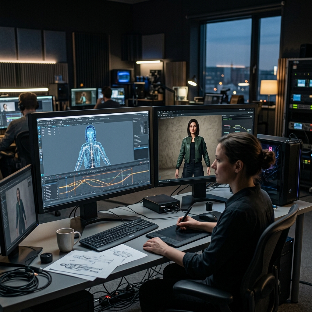 Cine y VFX en 2026: Animación 3D e hiperrealismo mediante actores sintéticos y difusión neuronal